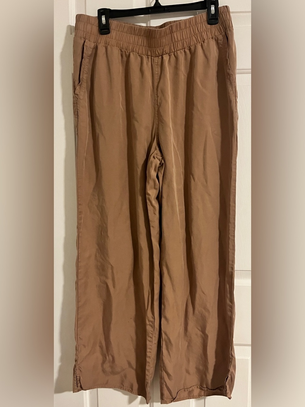 Calvin Klein woman’s cozy casual wide leg pants Large